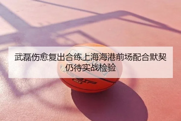 武磊伤愈复出合练上海海港前场配合默契仍待实战检验